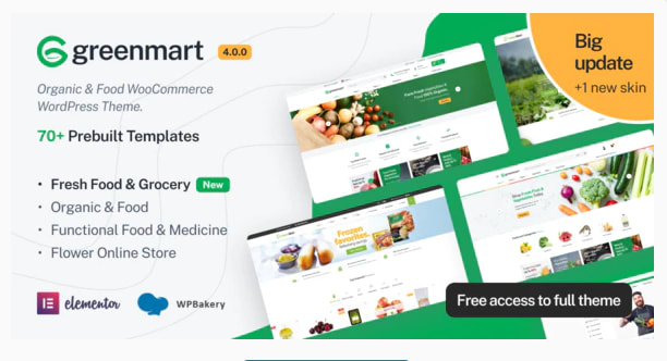 Free WooCommerce Themes: greenmart